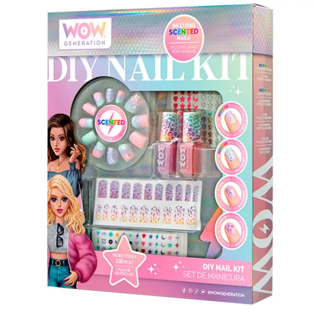 Jucarii si Gadget-uri copii - WOW Generation – Set de Ojă Colorată și cu Sclipici Annie pentru Fete