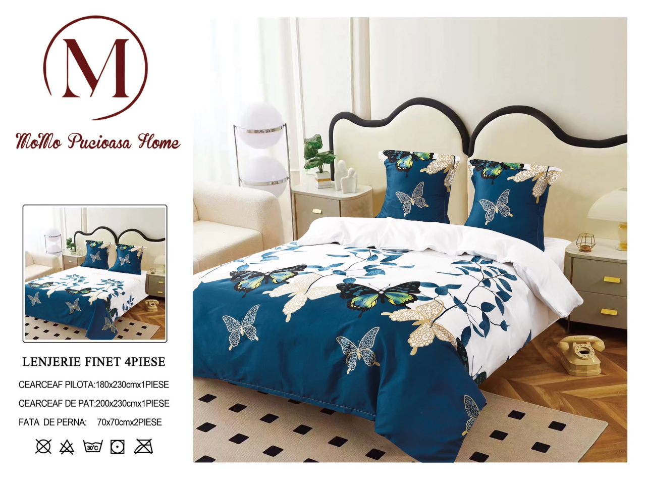 Lenjerie set 4 piese ​​​​​​​King-size Avatar Q20 (200 cm x 200-230 cm) - Pucioasa [3]