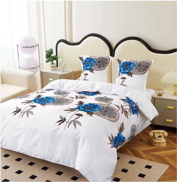 Lenjerie set 4 piese ​​​​​​​King-size Mandala Q26 (200 cm x 200-230 cm) [2]