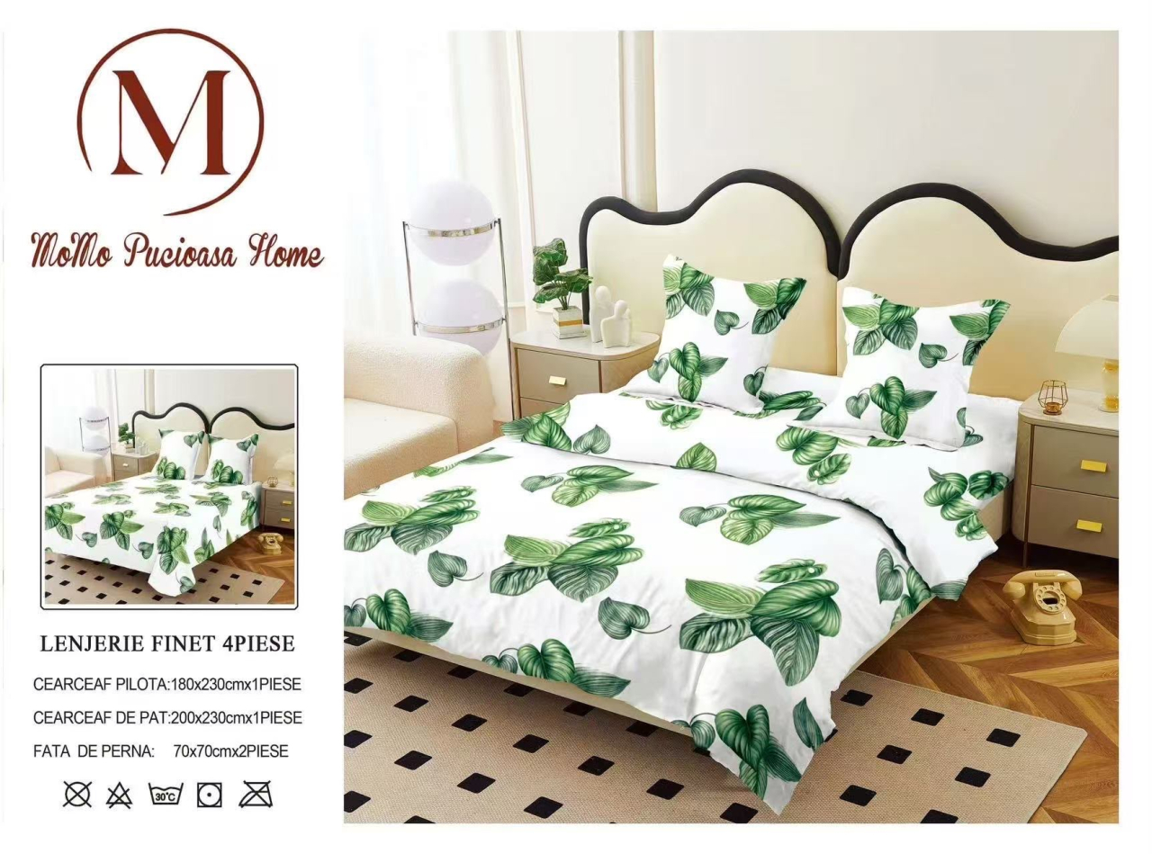Lenjerie set 4 piese ​​​​​​​King-size Jungla Q25 (200 cm x 200-230 cm) [3]