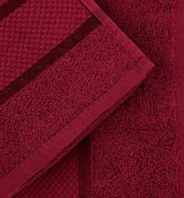 Set 6 Prosoape de Lux ROYAL Calitatea I Visiniu 100% Bumbac Pieptanat 650 g/mp [2]