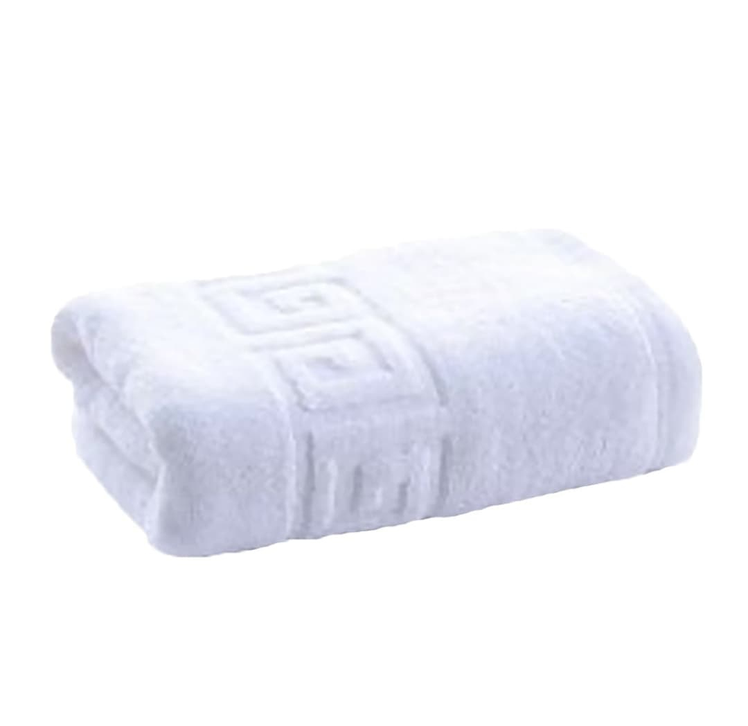 Set 6 Prosoape de Lux ROYAL Alb 100% Bumbac Pieptanat 650 g/mp [2]