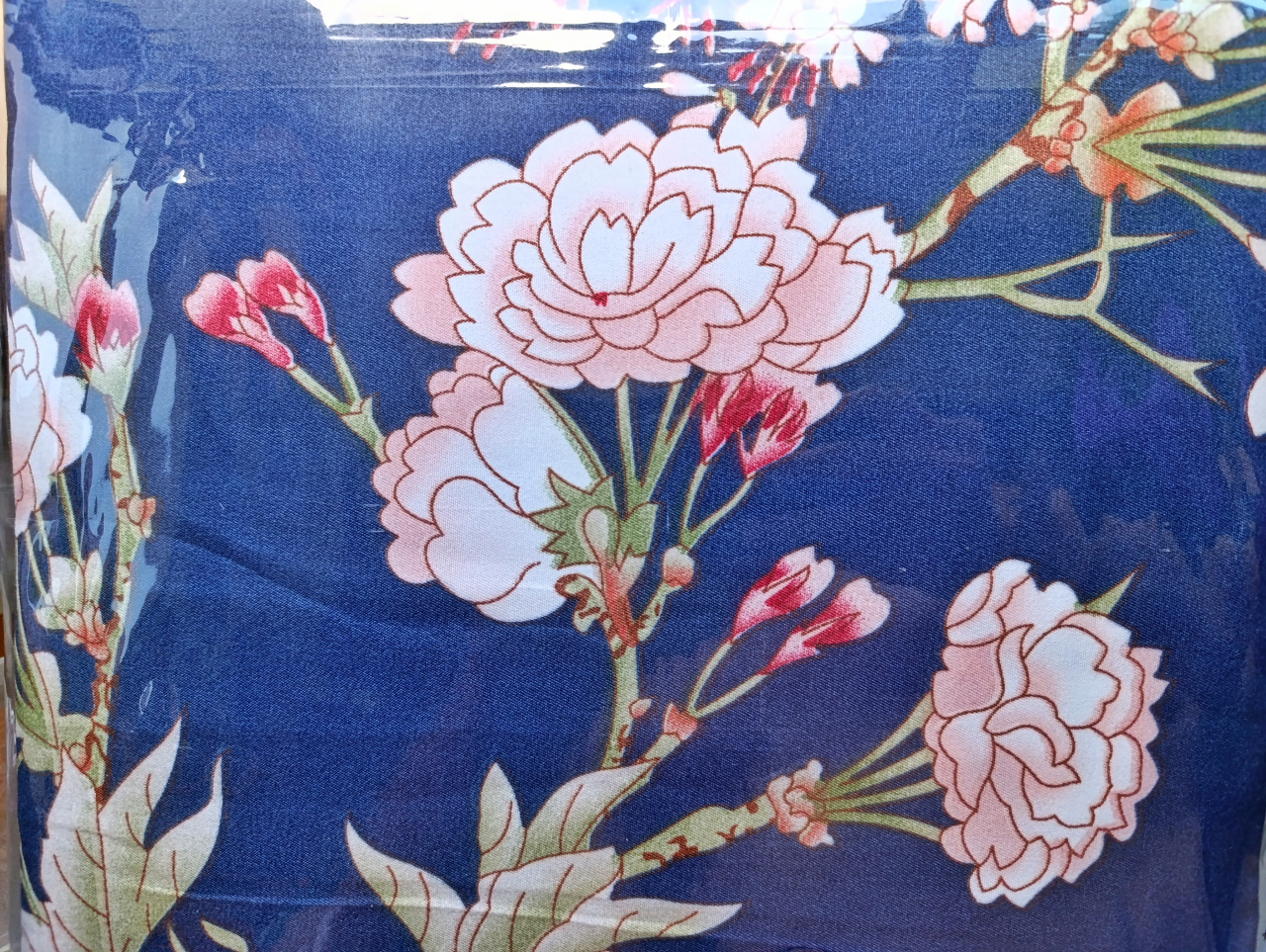 Set Lenjerie  Pucioasa 6 piese king size Sakura F2043 230x250cm Bumbac Finet [2]