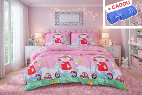 Lenjerii O Persoana - Lenjerie pat o persoana JOC Cod: S058 (170x220cm) + CADOU Prosop 50x90cm 100% Bumbac