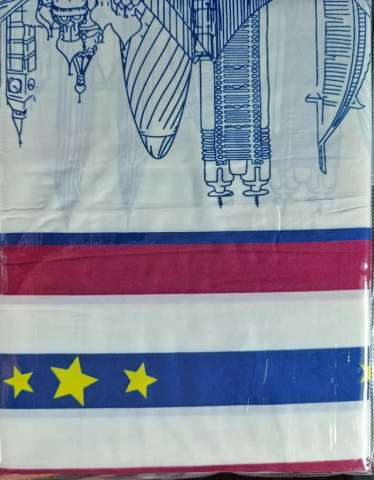 Lenjerie pat o persoana SUA Cod: S054 (170x220cm) + CADOU Prosop 50x90cm 100% Bumbac [1]