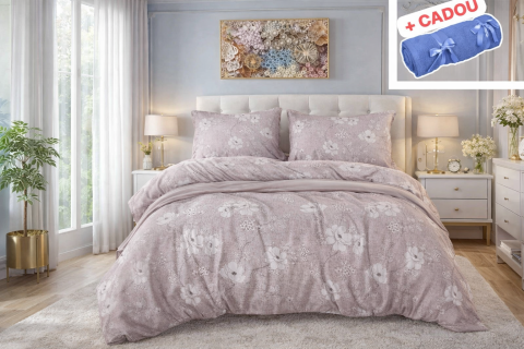 Lenjerii O Persoana - Lenjerie pat o persoana SUA Cod: S054 (170x220cm) + CADOU Prosop 50x90cm 100% Bumbac