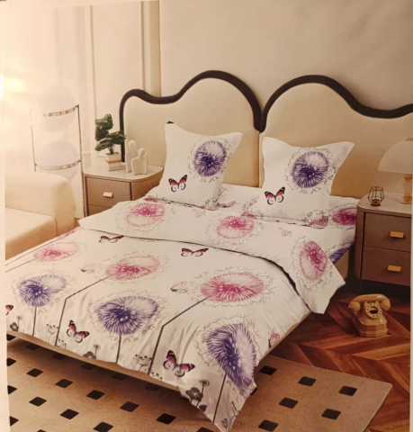 Lenjerii - Lenjerie set 4 piese ​​​​​​​King-size Papadie J25 (200 cm x 200-230 cm)