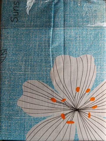 Lenjerie set 4 piese ​​​​​​​King-size Bleu SUN Cod F02117 (200 cm x 200-230 cm) [2]