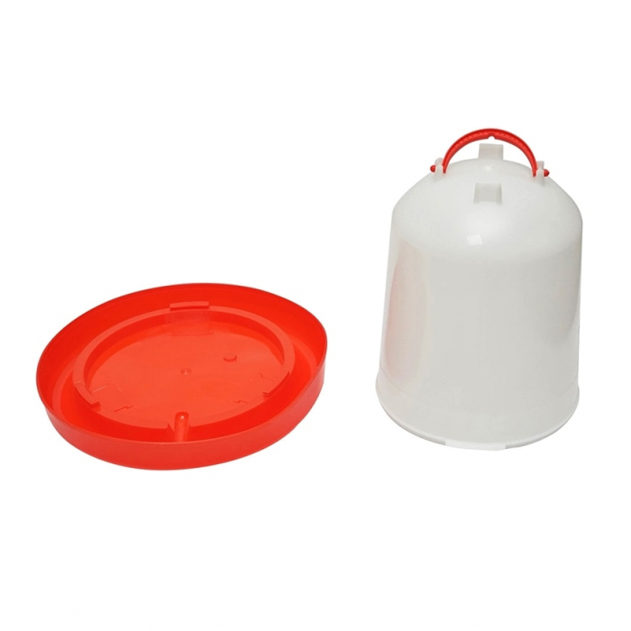 Adapatoare cu maner pentru pui si pasari de curte din plastic, capacitate 14 l [2]