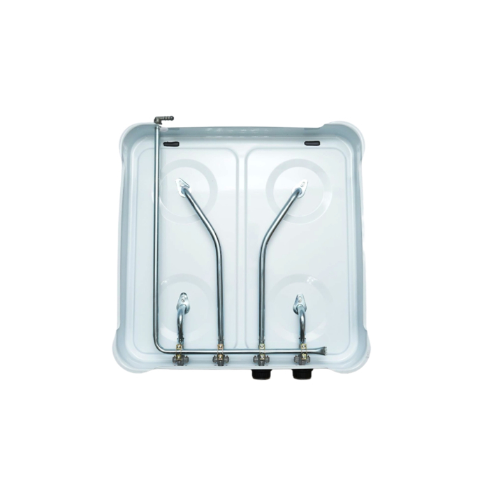 Aragaz tip plita, 4 arzatoare, putere 4x2.2 KW, diametru arzatoare 80 mm, dimensiuni 510 x 510 x 95 mm [5]