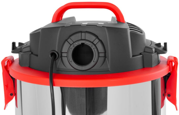 Aspirator industrial umed si uscat, 1200 W, rezervor metalic 20 L, putere aspirare 17 kPa, functie suflare, debit aer 33 l/s, cablu 5.5 m, accesorii incluse [6]