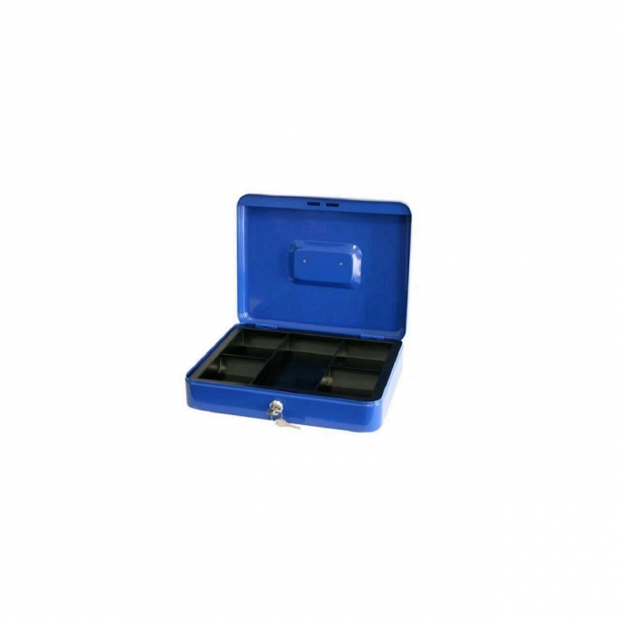 Caseta bani Strend Pro CashBox, 250x180x90 mm, albastra [2]