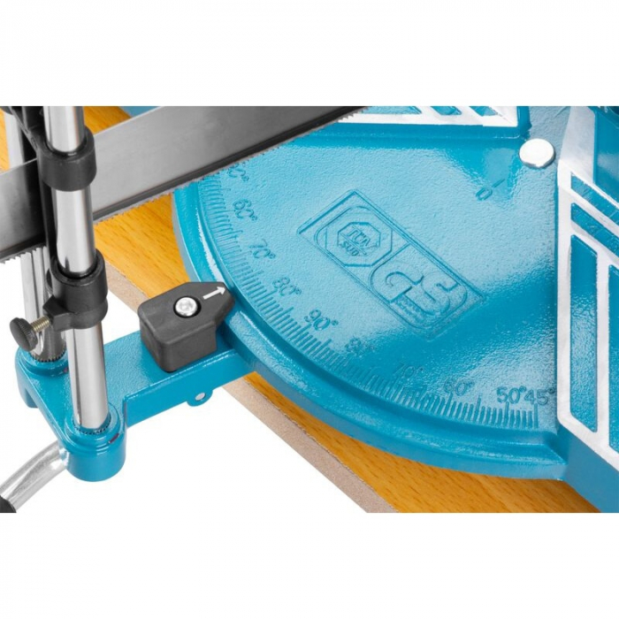 Fierastrau manual pentru taieri la unghi, lama 550 mm, suport lemn, reglaj unghiuri [5]