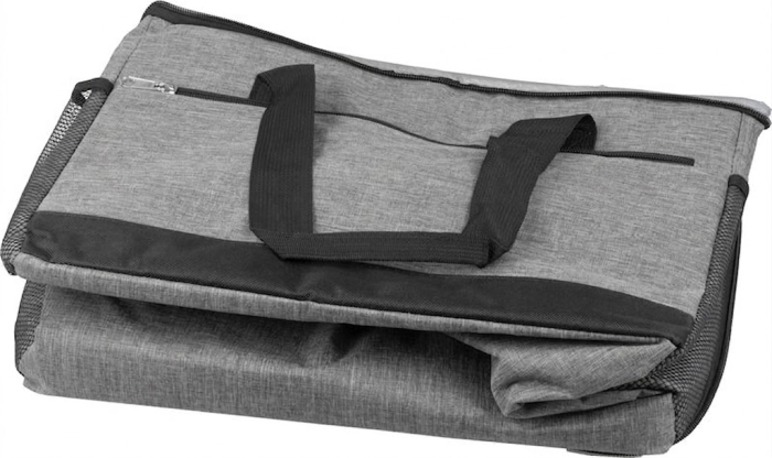 Geanta frigorifica pliabila 30L, izolare termica, 27x40x31 cm, culoare gri, pentru camping, picnic, plaja si cumparaturi [5]