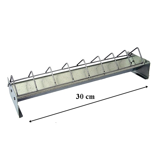 Hranitoare zincata pentru pui si pasari de curte, lungime 30 cm [2]