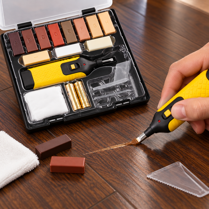 Kit reparatie cu 11 batoane cerate pentru parchet si podele laminate [5]