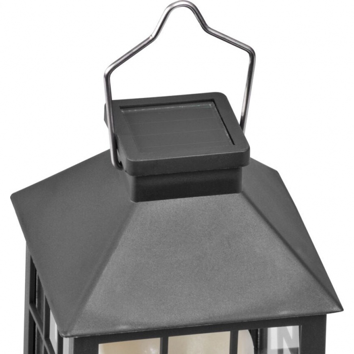 Lampa solara pentru gradina sau terasa, efect flacara, 10.5x10.5x19 cm [3]