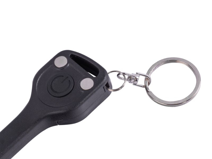 Lanterna breloc cu LED 60 lm, magnet incorporat, 3 moduri iluminare, compacta, 75x30 mm, baterie inclusa [2]