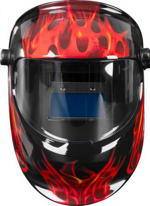 Masca sudura FireFlame, autodark, reglaj automat, alimentare celule solare + baterie [4]