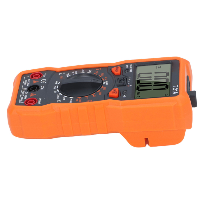 Multimetru digital profesional 1000A/20A, afisaj LCD, NCV, avertizare sonora, lanterna LED, alimentare 3xAAA [5]