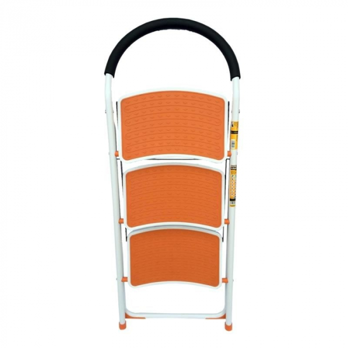 Scara otel 3 trepte Strend Pro WR2062K-1, 150 kG, portocalie [2]