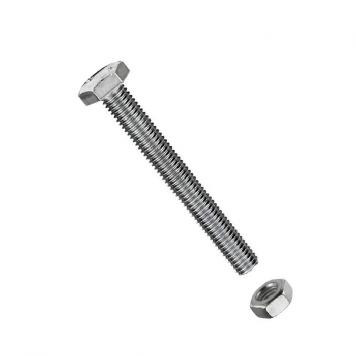Set 20 bucati piulite M10 si suruburi cap hexagonal 10x30 mm [1]