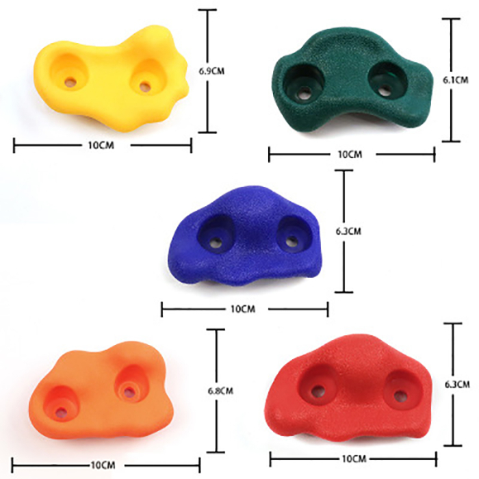 Set 5 prize catarate copii, pietre escalada anti-alunecare, rezistente la UV, montare usoara pe pereti interiori si exteriori, max 150 kg [7]