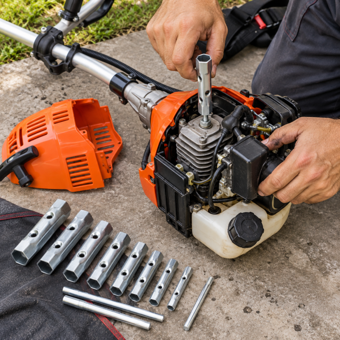Set 8 chei tubulare si 2 extensii, 6-22 mm, otel Cr-V, profil hexagonal, pentru reparatii auto, mecanica si atelier [3]