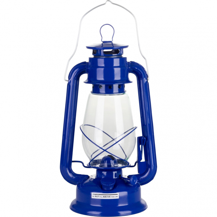Set lampa cu fitil + ulei lampa 1l, culoare albastra, inaltime 30cm [3]