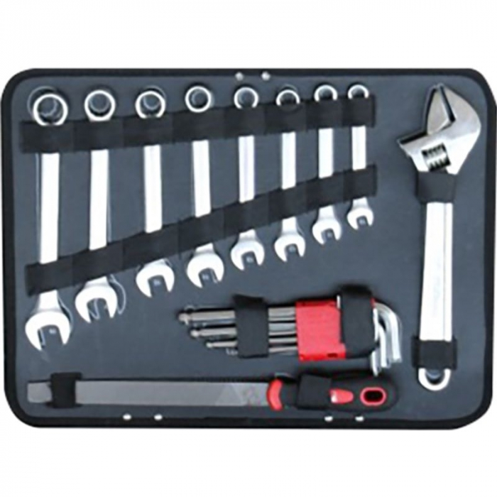 Trusa scule 139 piese, tubulare, chei combinate, imbus, in cutie transport aluminiu, 46x35x13 cm [3]