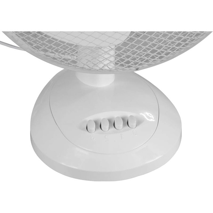 Ventilator de masa, diametru 30 cm, putere 35 W, functie oscilatie 100ﾰ, 3 trepte de viteza, cablu alimentare 1.7 m, culoare alba [2]
