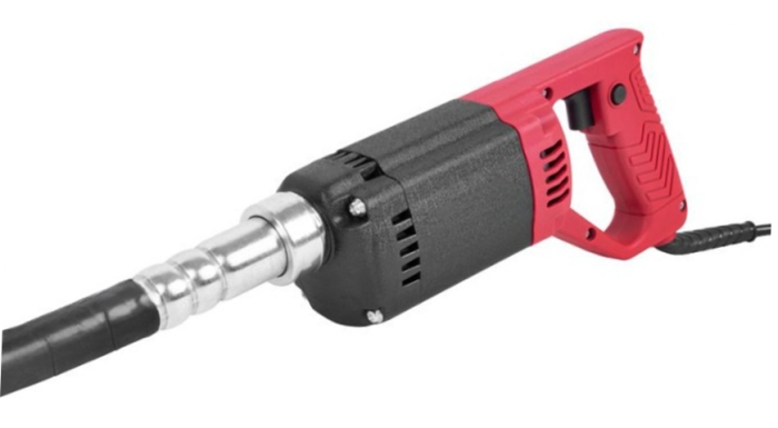 Vibrator pentru beton, 1200W, alimentare 230V, furtun 2m, frecventa vibratii 275 vpm [4]