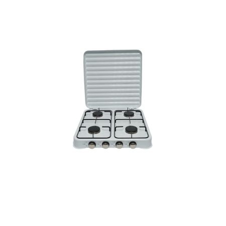 Aragaz tip plita, 4 arzatoare, putere 4x2.2 KW, diametru arzatoare 80 mm, dimensiuni 510 x 510 x 95 mm [1]
