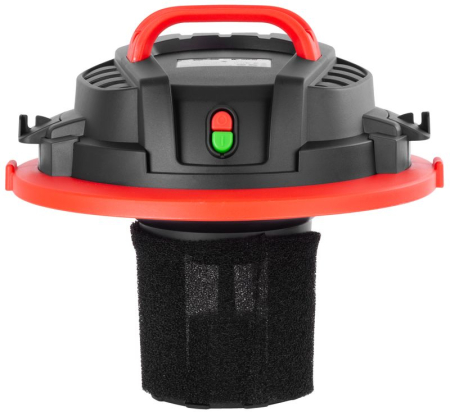Aspirator industrial umed si uscat, 1200 W, rezervor metalic 20 L, putere aspirare 17 kPa, functie suflare, debit aer 33 l/s, cablu 5.5 m, accesorii incluse [9]