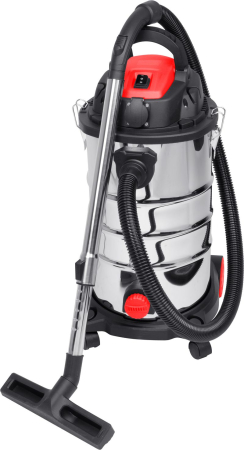 Aspiratoare, Suflante si Tocatoare - Aspirator industrial umed-uscat, 1200 W, rezervor metalic 30 L, filtru HEPA, functie suflare, curatare manuala filtru