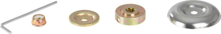 Cap motocoasa cu perie de sarma, disc 200 mm, prindere 25.4 mm, otel carbon, pentru indepartat buruieni, muschi si murdarie, max. 10.000 rpm [1]