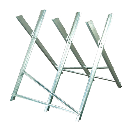 Capra metalica pliabila, material zincat, pentru taiat lemne, 80x80x79 cm, max 150 kg [2]