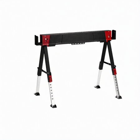 Mese si bancuri de lucru - Capra profesionala de lucru, pliabila, reglabila pe inaltime 61-85 cm, suport taiere lemn si materiale, sarcina maxima 600 kg, pentru atelier, constructii, bricolaj