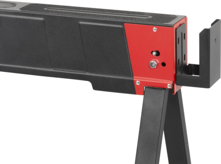 Capra profesionala de lucru, pliabila, reglabila pe inaltime 61-85 cm, suport taiere lemn si materiale, sarcina maxima 600 kg, pentru atelier, constructii, bricolaj [3]