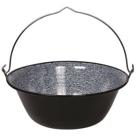 Cilindri usa - Ceaun emailat cu maner 20 l SGTT diametru 47 cm, pentru gulas si tocanite