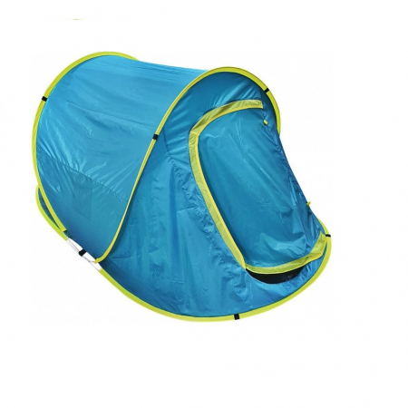 Corturi camping - Cort de plaja si picnic SGTT Relax, din poliester si fibra, inchidere frontala. rezistent UV si apa, 220x120x95 cm