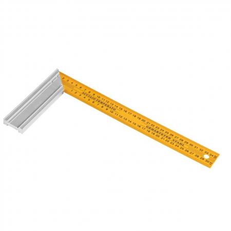 Echer (vinclu) tamplar/dulgher, 350 mm, din aluminiu [1]