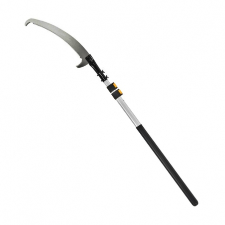 Bomfaiere si fierastraie - Fierastrau crengi, cu maner telescopic din aluminiu, max 2.7 m, lama otel 47 cm cu protectie din plastic