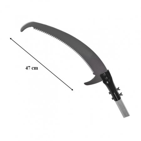 Fierastrau crengi, cu maner telescopic din aluminiu, max 5 m, lama otel 47 cm cu protectie din plastic [2]