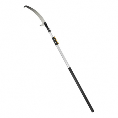 Bomfaiere si fierastraie - Fierastrau crengi, cu maner telescopic din aluminiu, max 5 m, lama otel 47 cm cu protectie din plastic