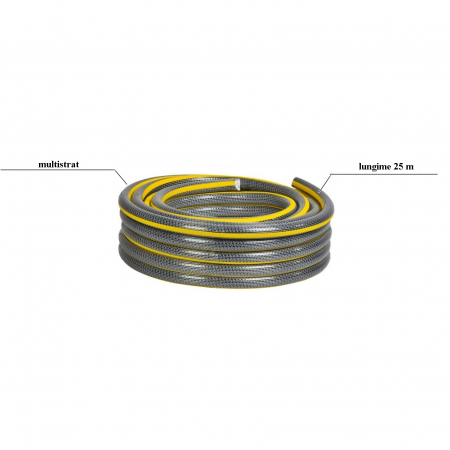 Furtun gradina multistrat Anti-torsion Plus, antirasucire, lungime 25 m, conectica 3/4", protectie UV [1]