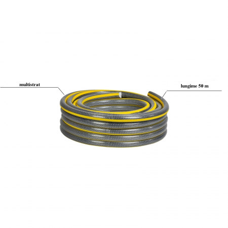 Furtun gradina multistrat Anti-torsion Plus, antirasucire, lungime 50 m, conectica 3/4", protectie UV [1]