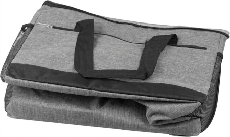 Geanta frigorifica pliabila 30L, izolare termica, 27x40x31 cm, culoare gri, pentru camping, picnic, plaja si cumparaturi [4]