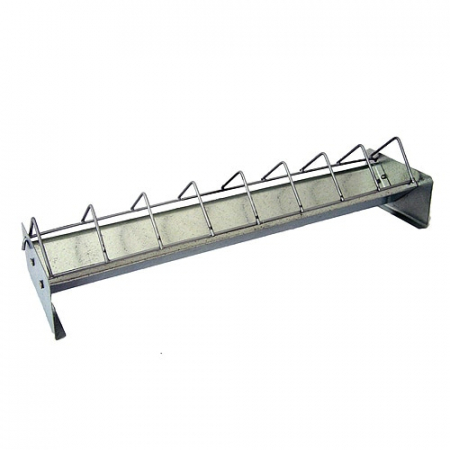 Produse EmagMarketplace - Hranitoare zincata pentru pui si pasari de curte, lungime 30 cm