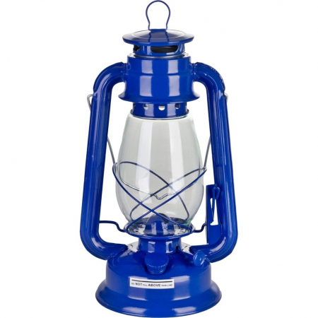 Accesorii camping si drumetii - Lampa cu gaz lampant, SGTT Blue, inaltime 30 cm, cu agatatoare